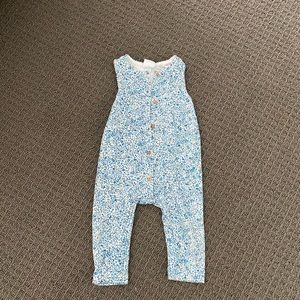 Zara baby girl floral jumpsuit 9-12
